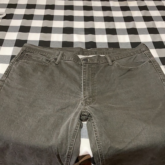 EXC! LEVI'S 541 TAPERED ATHLETIC FIT JEANS Size 40 x 31 Light Faded Black Gray - Picture 5 of 12